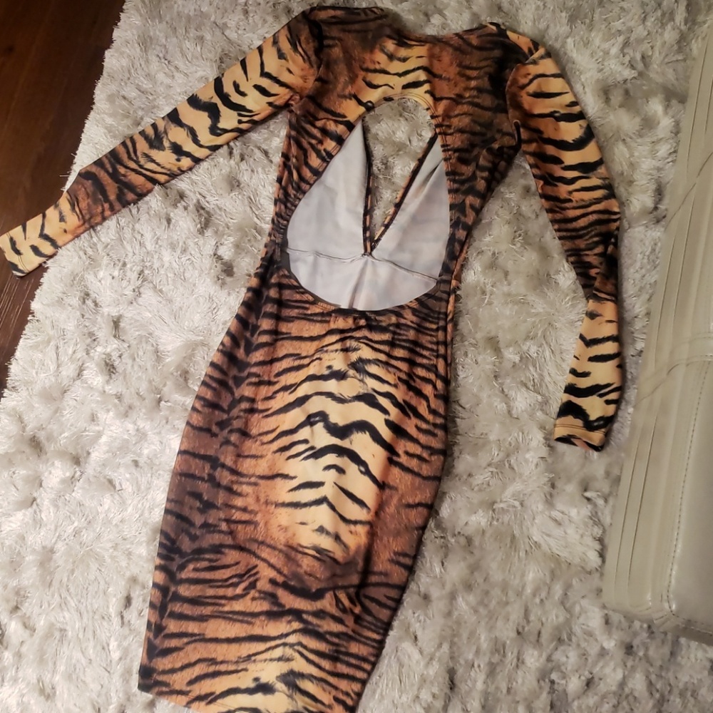 The DollHouse Factory Leopard Dress (size small) - Picture 2 of 4
